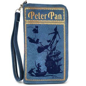 Peter Pan Book Cover Wallet - Wristlet - Book Lover Gifts - Novelty Wallets